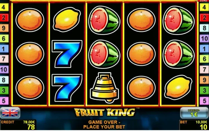 Η οθόνη του slot Cleocatra